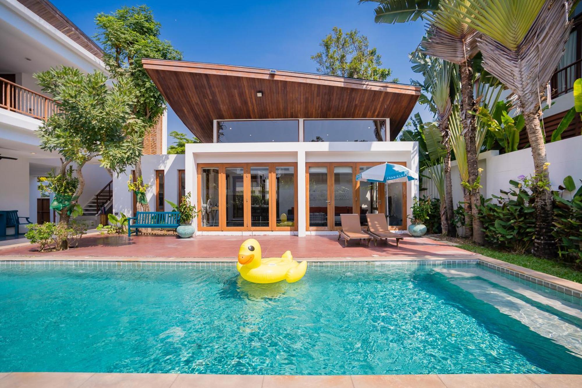 Pranaluxe 3 Bedroom Pool Villa Banpaknampran Kültér fotó