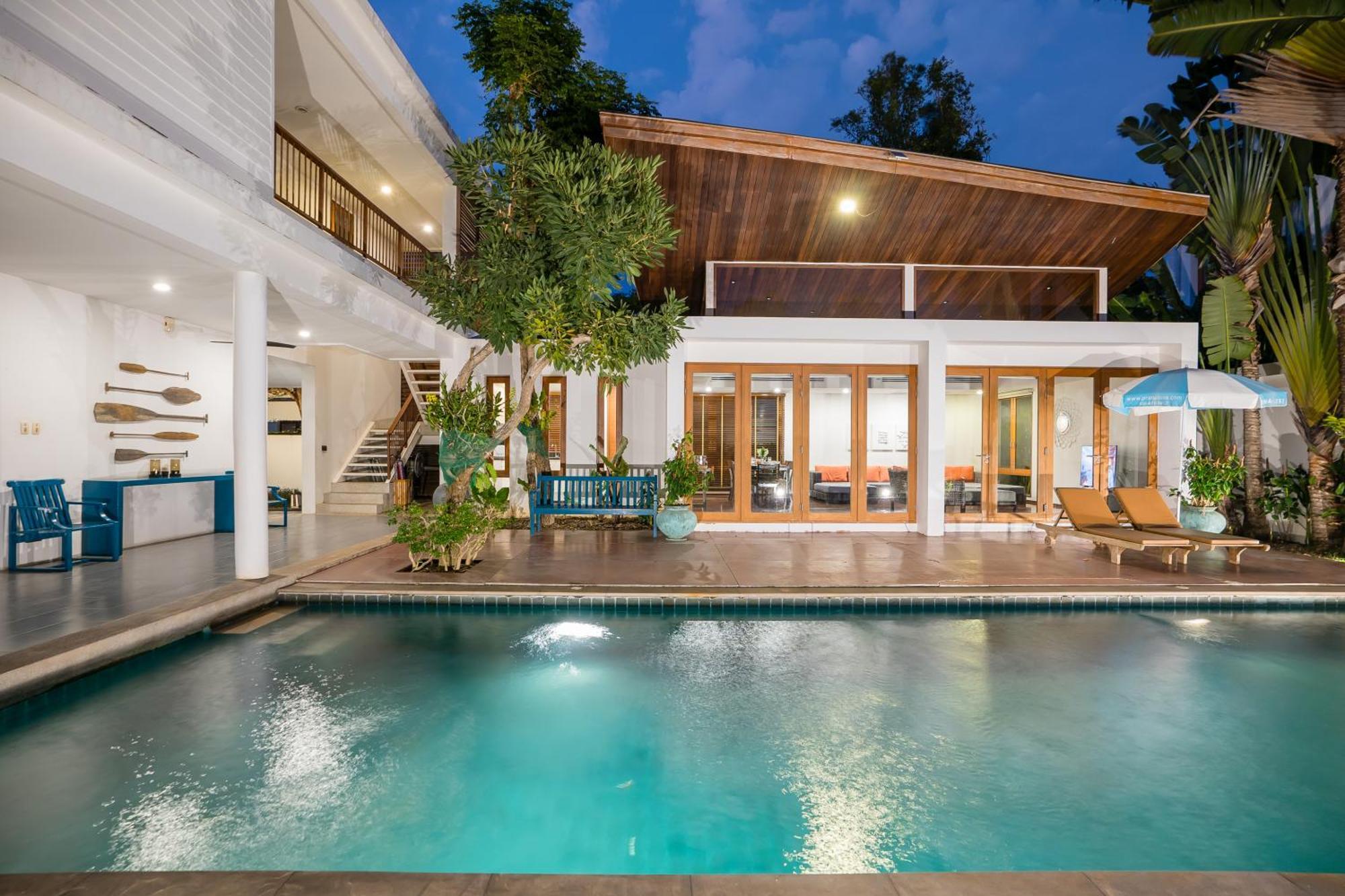 Pranaluxe 3 Bedroom Pool Villa Banpaknampran Kültér fotó