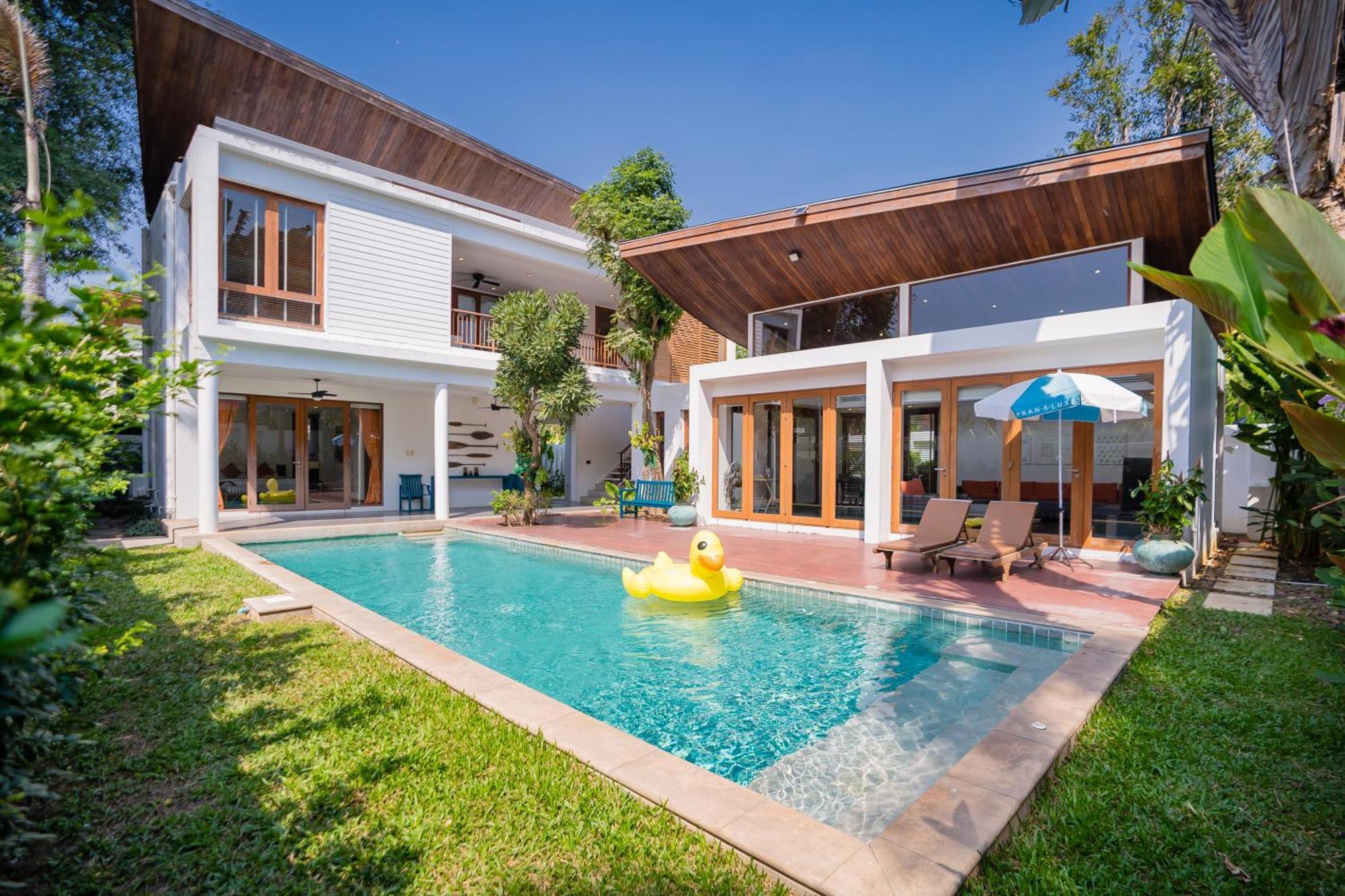 Pranaluxe 3 Bedroom Pool Villa Banpaknampran Kültér fotó