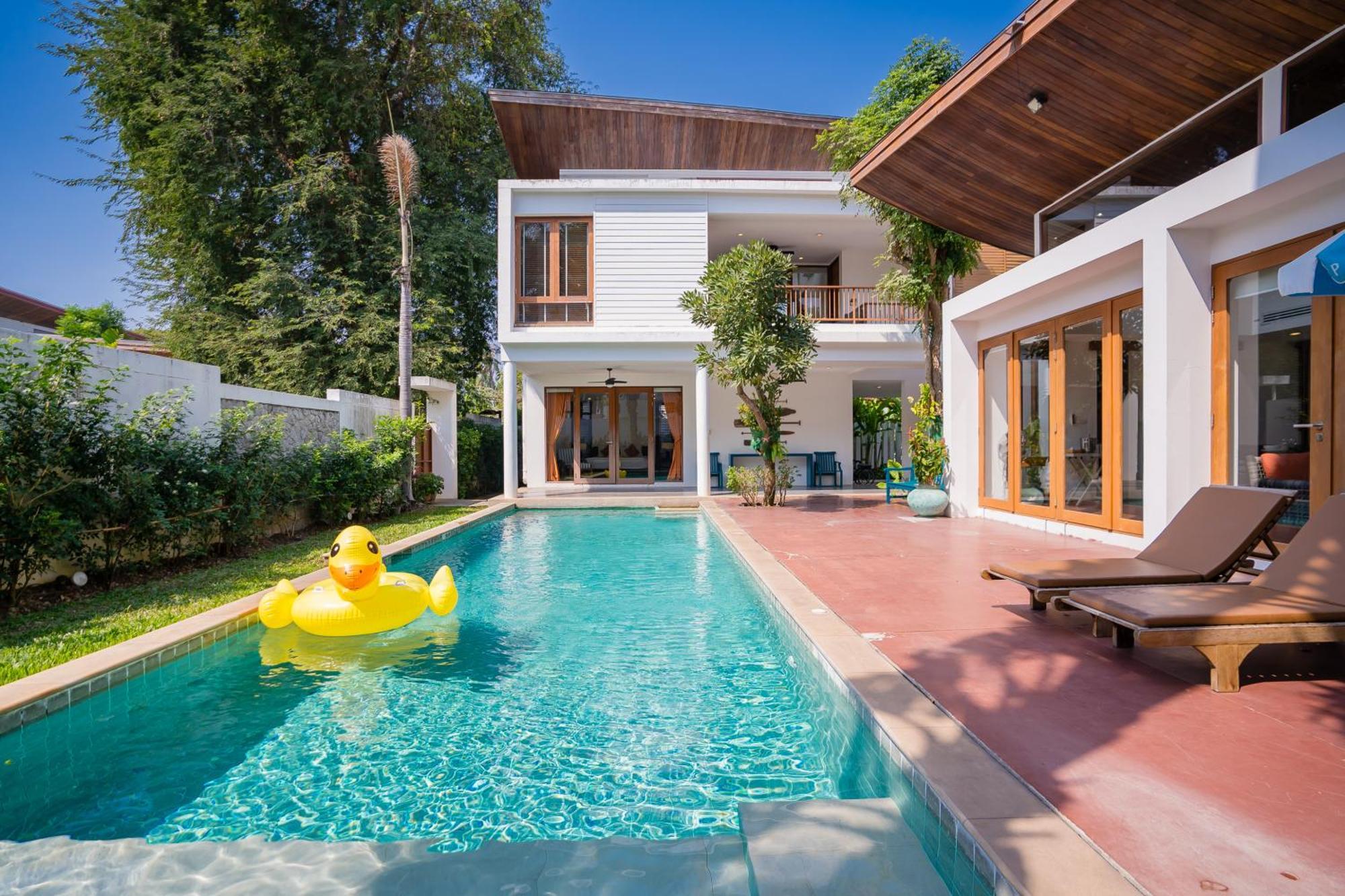 Pranaluxe 3 Bedroom Pool Villa Banpaknampran Kültér fotó