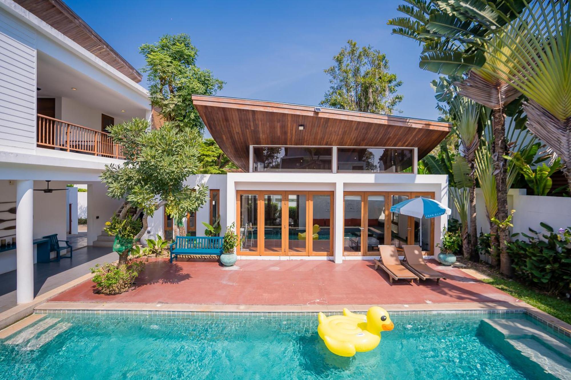 Pranaluxe 3 Bedroom Pool Villa Banpaknampran Kültér fotó