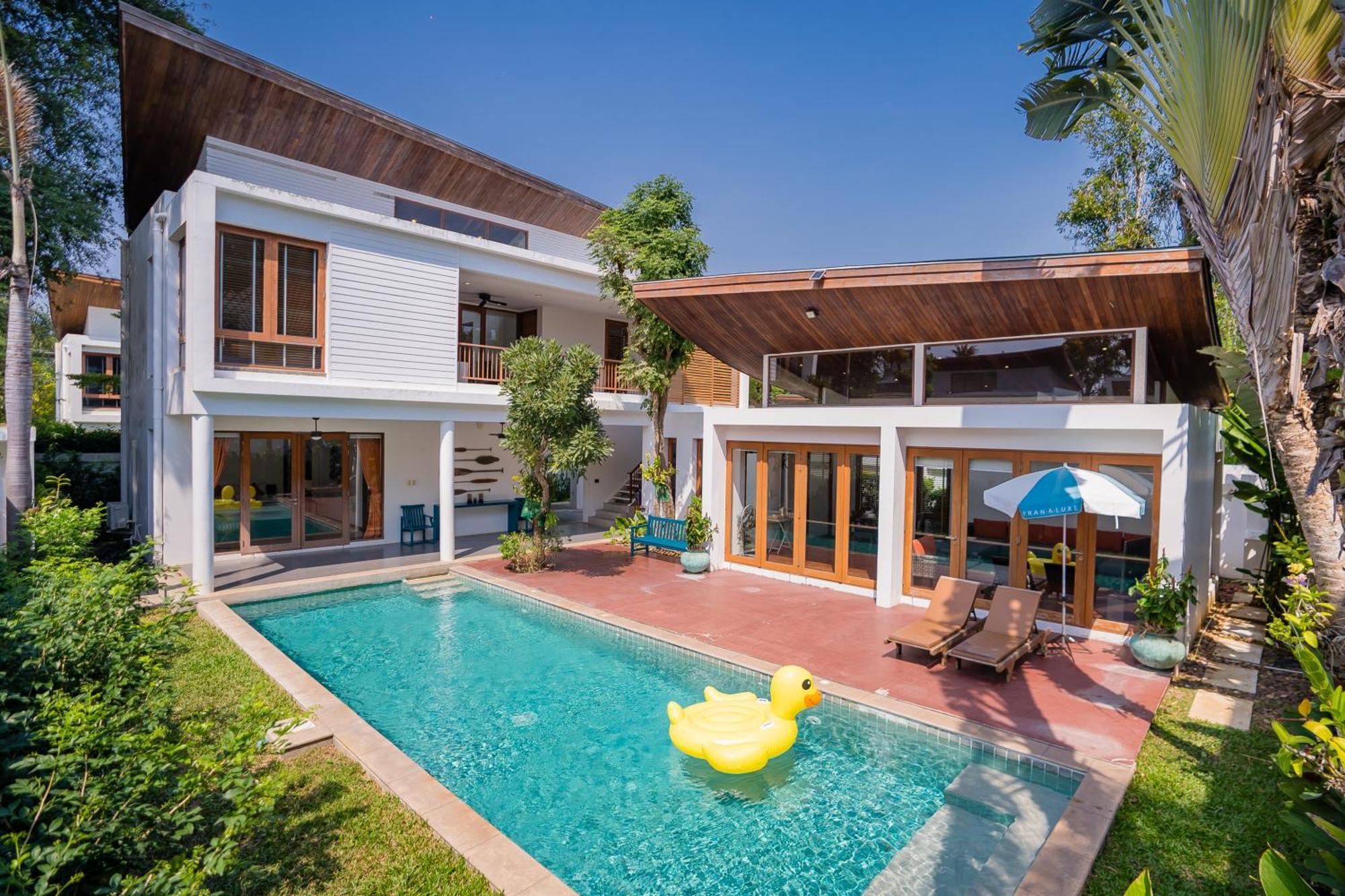 Pranaluxe 3 Bedroom Pool Villa Banpaknampran Kültér fotó